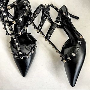 Valentino Rockstud Kitten Heels